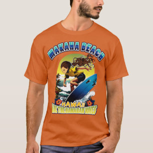 Hawaii makaha strand surfen 80802 TShirt
