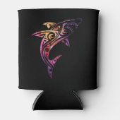 Hawaii Mano Tribal Shark Lover Blikjeskoeler (Voorkant)