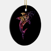 Hawaii Mano Tribal Shark Lover Keramisch Ornament (Rechts)