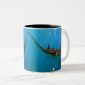 Hawaii Manta Ray Tweekleurige Koffiemok (Voorkant rechts)