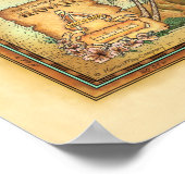 Hawaii Map, Grootte 1 Poster (Hoek)
