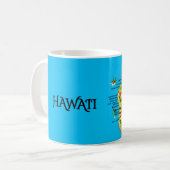 Hawaii Map Mug Koffiemok (Voorkant links)