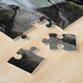 Hawaii, Maui, een waterval stroomt naar de blauwe Legpuzzel (Zijkant)