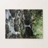 Hawaii, Maui, een waterval stroomt naar de blauwe Legpuzzel (Horizontaal)