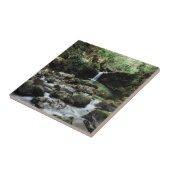 Hawaii, Maui, een waterval stroomt naar de blauwe  Tegeltje (Zijkant)