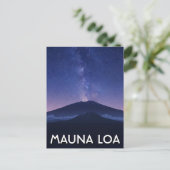 Hawaii Mauna Loa Reizen Briefkaart (Staand voorkant)