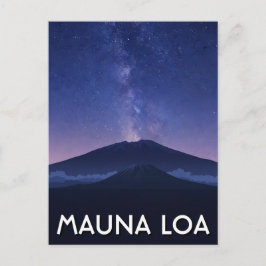 Hawaii Mauna Loa Travel Briefkaart