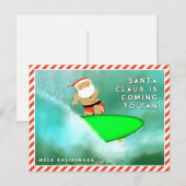 Hawaii Mele Kalikimaka - KerstBriefkaart Feestdagenkaart (Voorkant / Achterkant)