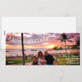 Hawaii Merry Christmas Mele Kalikimaka Feestdagenkaart (Voorkant / Achterkant)