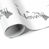 Hawaii met achtergrondpapier op basis van alkboard cadeaupapier (Rol Hoek)