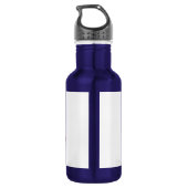 Hawaii met palmen, bloemen en surfboard waterfles  (Achterkant)