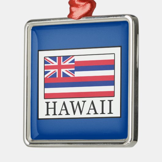 Hawaii Metalen Ornament (Links)