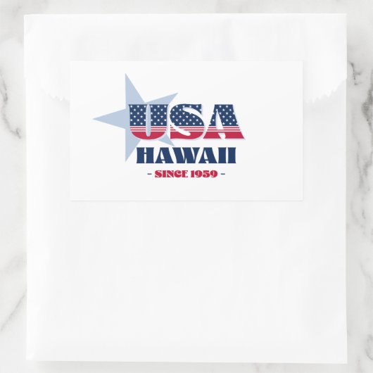 Hawaii Mijn thuisstaat Sticker (Tas)