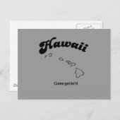 Hawaii Motto - Kom leid halen Briefkaart (Voorkant / Achterkant)