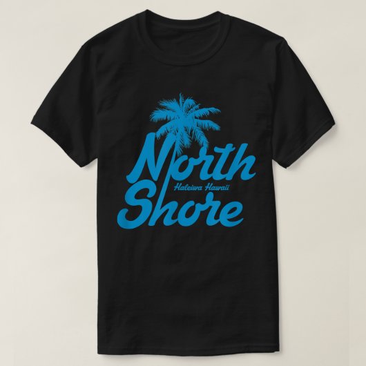 Hawaii - Noord-Shore Haleiwa Hawaii - Palmboom T-shirt (Design voorkant)