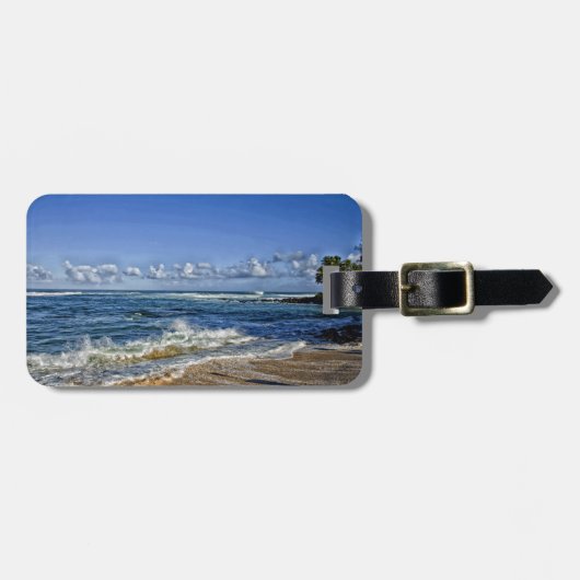 Hawaii, Noordkust Bagagelabel (Voorkant horizontaal)