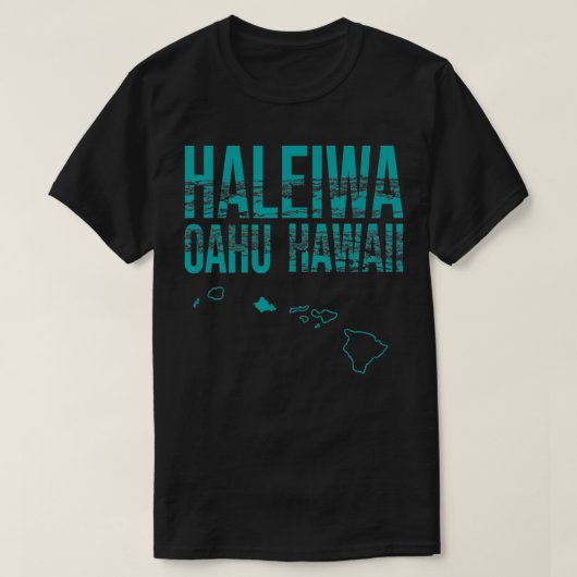 Hawaii North Shore Oahu Haleiwa Hawaiian Surf T-shirt (Design voorkant)