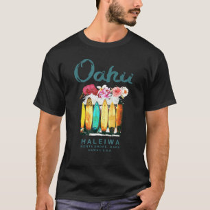 Hawaii North Shore Oahu Surfing Hawaiian T-shirt