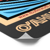 HAWAII NORTH SHORE SURFING POSTER (Hoek)