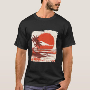 Hawaii Oahu Honolulu Maui Waikiki Vulkaan Surfen R T-shirt