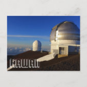 Hawaii Observatory Mauna Kea reisfoto Briefkaart (Voorkant)