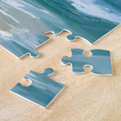 Hawaii Oceaan Oever Aquarel Schilderij Legpuzzel (Zijkant)