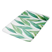 Hawaii Ocean Green Blue Waterverf Kunst Badmat (Gekanteld)