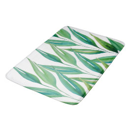 Hawaii Ocean Green Blue Waterverf Kunst Badmat