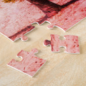 Hawaii Ocean Palm Tree foto op strandtijd Legpuzzel (Zijkant)