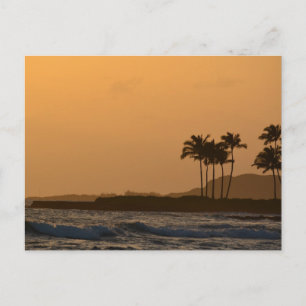 Hawaii Ocean Sunset Briefkaart