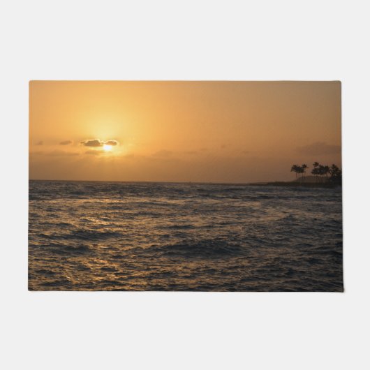 Hawaii Ocean Sunset Deurmat (Voorkant)