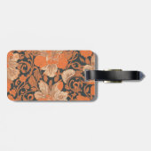Hawaii ohio patroon v2 forale aangepaste naam bagagelabel (Achterkant horizontaal)