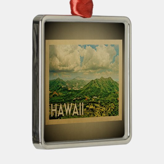 Hawaii Ornament Vintage Travel (Rechts)