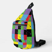 Hawaii Outline Pop Art State Pattern Sling Bag (Rechterhoek)