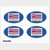Hawaii Ovale Sticker (Vel)