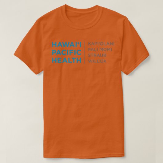 Hawaii Pacific Health T-shirt (Design voorkant)