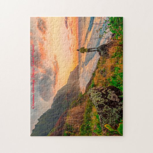 Hawaii Pacific Ocean. kerstcadeautjes Legpuzzel (Verticaal)
