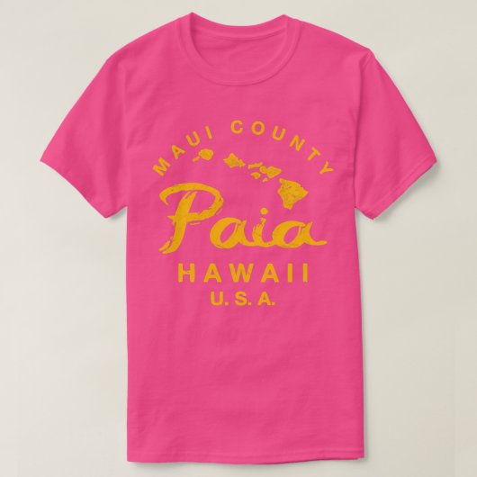 Hawaii Paia Maui Hawaiian Islands TShirt 9 (Design voorkant)