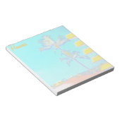 Hawaii Palm Scene notitieblok (Schuin)