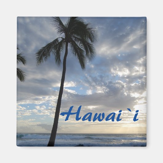 Hawaii Palm Tree by Ocean Magneet (Voorkant)