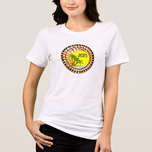 Hawaii Palm Tree T-shirts (Voorkant)