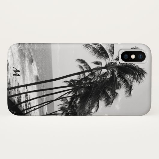 Hawaii Palm Trees Apple iPhone X Hoesje (Achterkant (horizontaal))