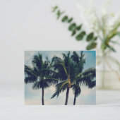 Hawaii Palm Trees Briefkaart (Staand voorkant)