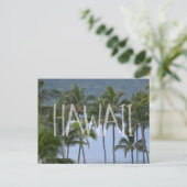 Hawaii Palm Trees Briefkaart (Staand voorkant)
