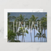 Hawaii Palm Trees Briefkaart (Voorkant / Achterkant)