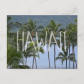 Hawaii Palm Trees Briefkaart (Voorkant)