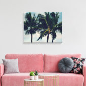 Hawaii Palm Trees Canvas Afdruk (Insitu (Woonkamer))