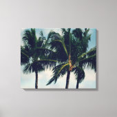 Hawaii Palm Trees Canvas Afdruk (Voorkant)