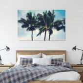 Hawaii Palm Trees Canvas Afdruk (Insitu (Slaapkamer))
