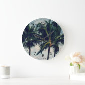 Hawaii Palm Trees Grote Klok (Huis)